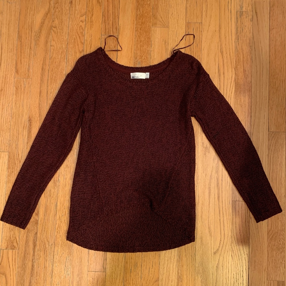 Sweater with Elbow Patches
